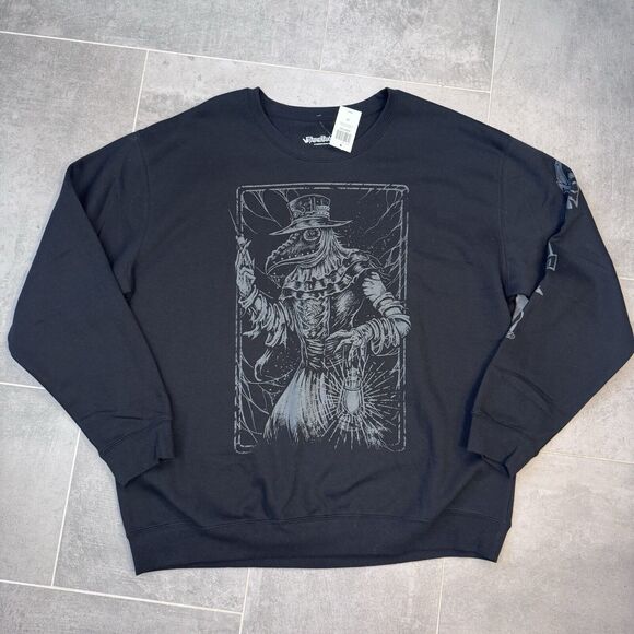 VampireFreaks Plague Doctor Sweatshirt – 2XL – NWT - Picture 4 of 12